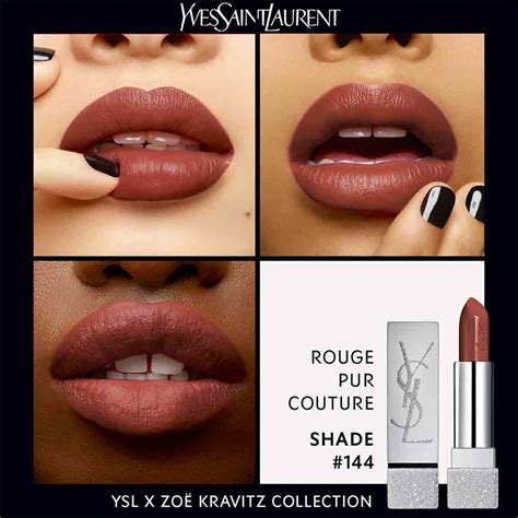 yves saint laurent zoe kravitz rouge pur couture lipstick|Best & Worst of YSL x Zoe Kravitz Rouge Pur Couture Lipsticks.